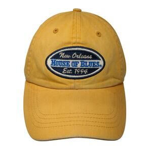 New Orleans Est. 1994 House of Blues Baseball Cap Yellow One Size Adjustable